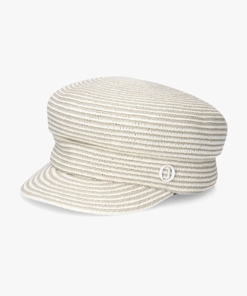 Chapeau d' O（シャポードオー）の「Chapeau d' O  Lame Si_Braid Marine Cas / シャポードオー（キャスケット・レディース・グレー/ブラック/ネイビー/ベージュ・M/57.5cm）」の3枚目の写真