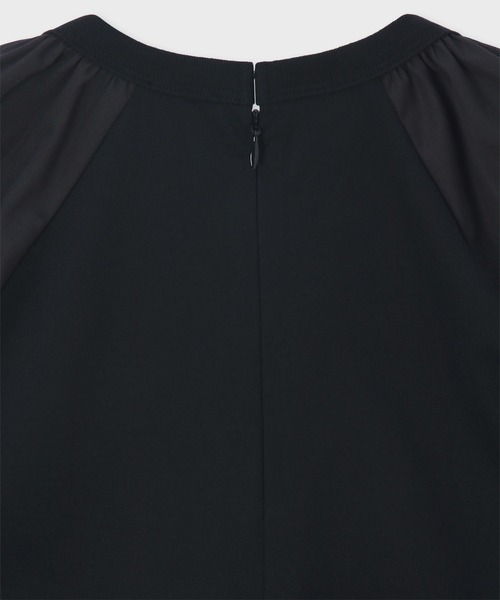 Paul Smith（ポールスミス）の「ウィメンズ フラップスリーブ コンビネーション カットソー / 165120 J281（Tシャツ/カットソー・レディース・ブラック/グレー/オフホワイト・MEDIUM）」の9枚目の写真