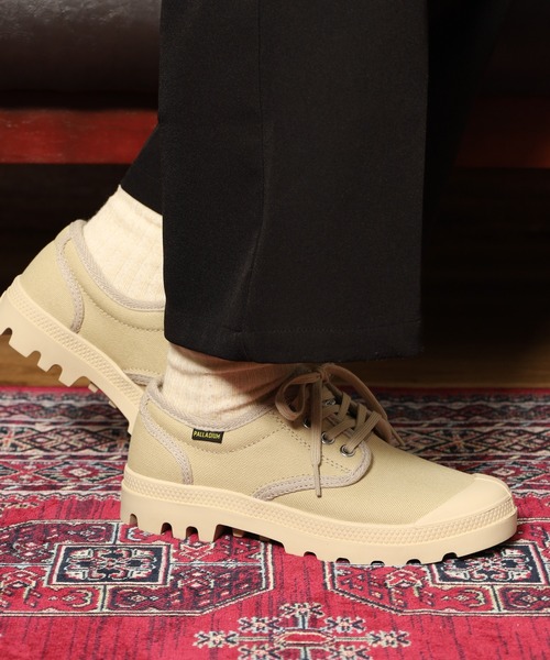 PALLADIUM(パラディウム)の「PAMPA OX ORIGINALE パンパオックスオリジナーレ スニーカー(スニーカー・メンズ・ベージュ・25cm/24.5cm/24cm/23.5cm/23cm)」の3枚目の写真