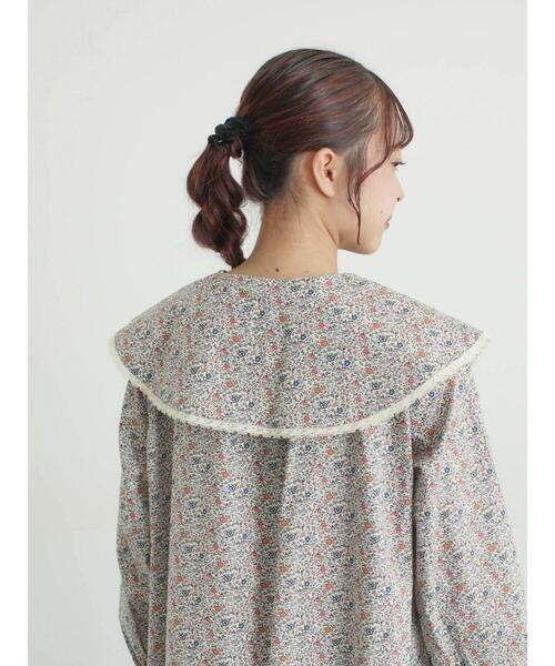 TSUHARU by Samansa Mos2（ツハルバイサマンサモスモス）の「【LIBERTY FABRICS】Katie and Millie柄襟付ワンピース（ワンピース・レディース・ピンク/ブルー・F）」の15枚目の写真