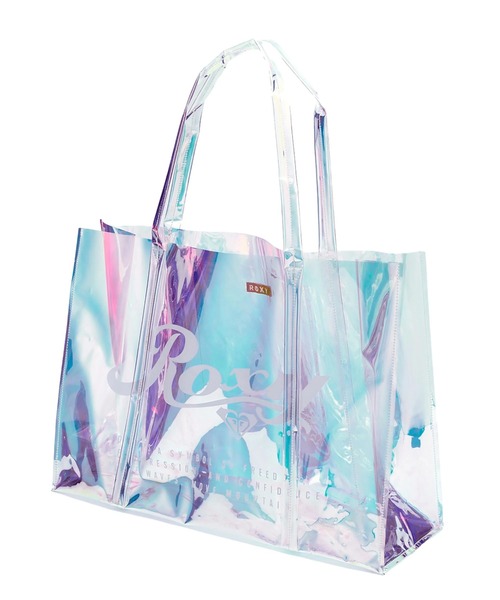 ROXY(ロキシー)の「ROXY ウィメンズ SUNSAND TOTE トートバッグ 【2026年春夏モデル】/ロキシークリアトートバッグ(トートバッグ・レディース・ホワイト/マルチ・FREE)」の2枚目の写真