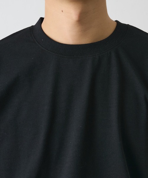 COLONY 2139(コロニートゥーワンスリーナイン)の「カットオフ配色長袖クルーネック(Tシャツ/カットソー・メンズ・ブラック/ホワイト・MEDIUM/LARGE)」の22枚目の写真
