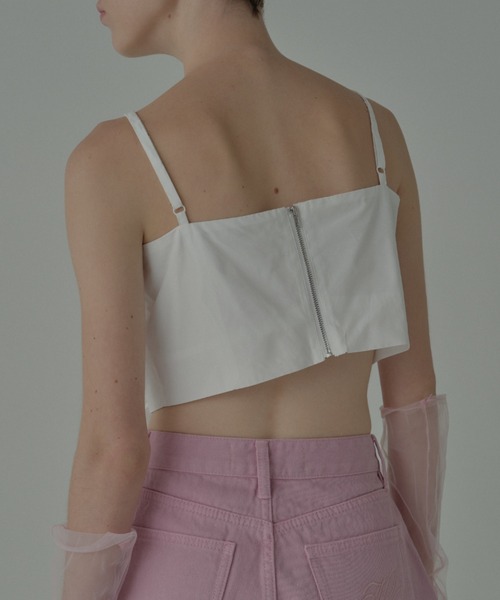 HONEY MI HONEY(ハニーミーハニー)の「taffeta ribbon camisole(キャミソール・レディース・ブラック/ピンク/ホワイト・FREE)」の14枚目の写真