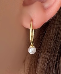 apresjour clair by 和花（アプレジュールクレアバイカズカ）の「【apres jour clair】パールモチーフピアス（ピアス（両耳用））」