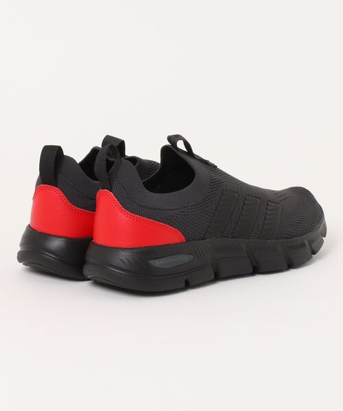 adidas(アディダス)の「【adidas】CF FLEX SOCK(スニーカー・メンズ・ブラック×レッド・25.0cm/25.5cm/26.0cm/26.5cm/27.0cm/28.0cm)」の2枚目の写真