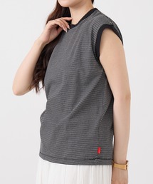 【Healthknit】26SS Nallow Border Jersey Crewneck Sleeveless 51016