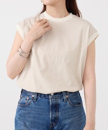 【Healthknit】26SS Nallow Border Jersey Crewneck Sleeveless 51016