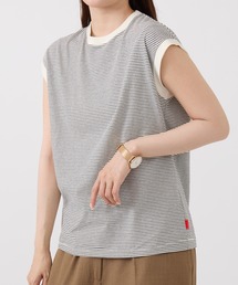 【Healthknit】26SS Nallow Border Jersey Crewneck Sleeveless 51016