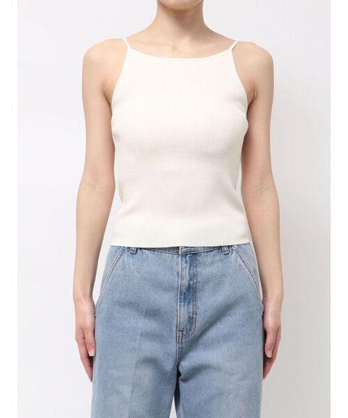 LAGUNAMOON（ラグナムーン）の「ボートネックニットタンク（タンクトップ・レディース・ホワイト/ライトブルー/ブラック/ピンク・FREE/9）」の13枚目の写真