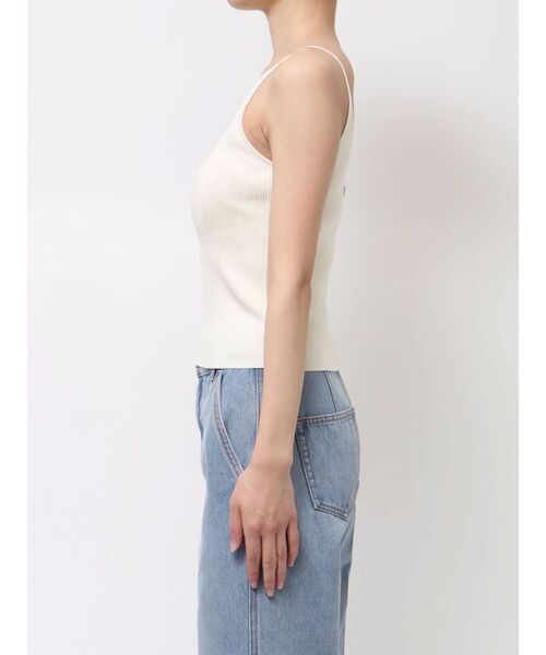LAGUNAMOON（ラグナムーン）の「ボートネックニットタンク（タンクトップ・レディース・ホワイト/ライトブルー/ブラック/ピンク・FREE/9）」の14枚目の写真