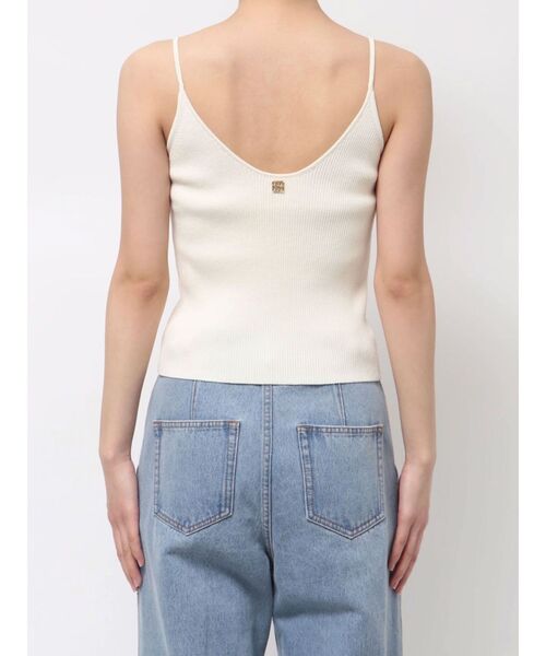 LAGUNAMOON（ラグナムーン）の「ボートネックニットタンク（タンクトップ・レディース・ホワイト/ライトブルー/ブラック/ピンク・FREE/9）」の15枚目の写真