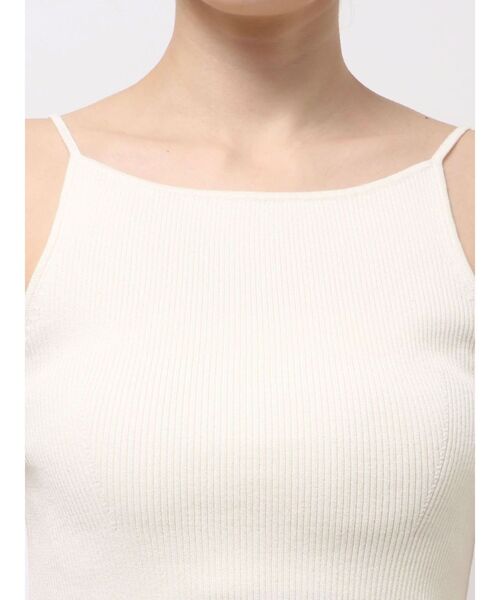 LAGUNAMOON（ラグナムーン）の「ボートネックニットタンク（タンクトップ・レディース・ホワイト/ライトブルー/ブラック/ピンク・FREE/9）」の16枚目の写真