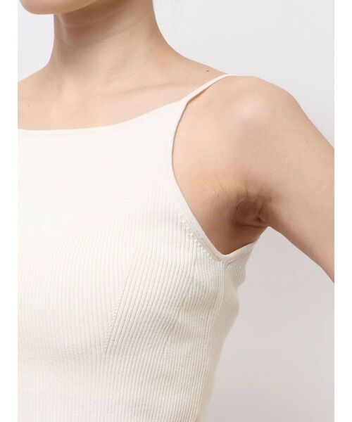 LAGUNAMOON（ラグナムーン）の「ボートネックニットタンク（タンクトップ・レディース・ホワイト/ライトブルー/ブラック/ピンク・FREE/9）」の17枚目の写真