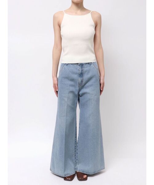 LAGUNAMOON（ラグナムーン）の「ボートネックニットタンク（タンクトップ・レディース・ホワイト/ライトブルー/ブラック/ピンク・FREE/9）」の20枚目の写真