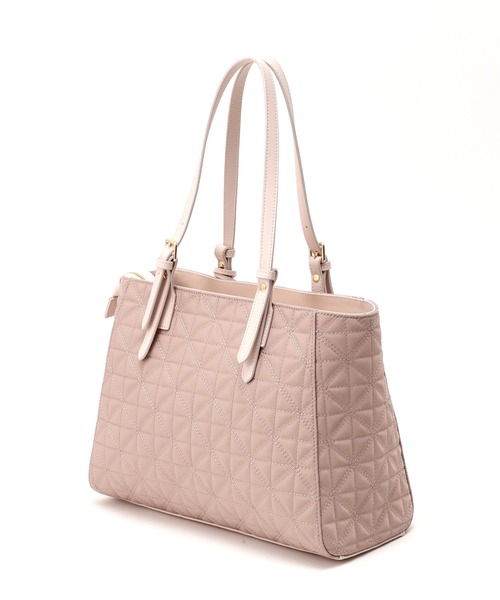 JILL by JILL STUART（ジルバイジルスチュアート）の「キルティングA4トートバッグ（トートバッグ・レディース・ピンク/ブラック・FREE）」の19枚目の写真