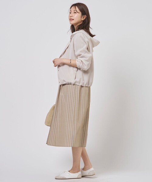 J.PRESS(ジェイプレス)の「【冷房対策に】RELAXION Sheer ボイル フーデッド ジャケット(その他アウター・レディース・ネイビー系/ベージュ系/カーキ系・9/11)」の14枚目の写真