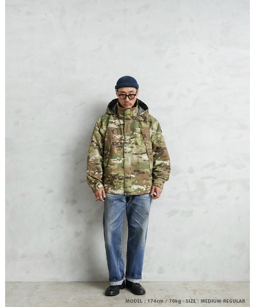 MILITARY(ミリタリー)の「実物 新品 デッドストック 米軍 ECWCS GEN3 LEVEL6 GORE-TEX ジャケット OCP スコーピオンW2(ミリタリージャケット・メンズ・グリーン系その他・M-Regular)」の8枚目の写真