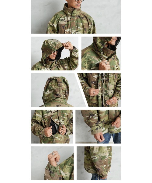 MILITARY(ミリタリー)の「実物 新品 デッドストック 米軍 ECWCS GEN3 LEVEL6 GORE-TEX ジャケット OCP スコーピオンW2(ミリタリージャケット・メンズ・グリーン系その他・M-Regular)」の17枚目の写真