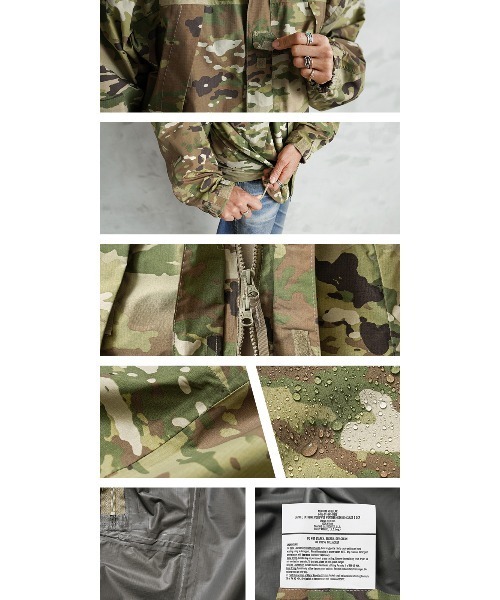 MILITARY(ミリタリー)の「実物 新品 デッドストック 米軍 ECWCS GEN3 LEVEL6 GORE-TEX ジャケット OCP スコーピオンW2(ミリタリージャケット・メンズ・グリーン系その他・M-Regular)」の18枚目の写真