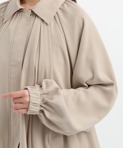 Andemiu（アンデミュウ）の「スソタックブルゾン656549（ブルゾン・レディース・アイボリー/ベージュ・FREE）」の21枚目の写真