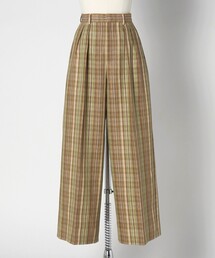LOEFF | ＜LOEFF＞チェック バギーパンツ(その他パンツ)