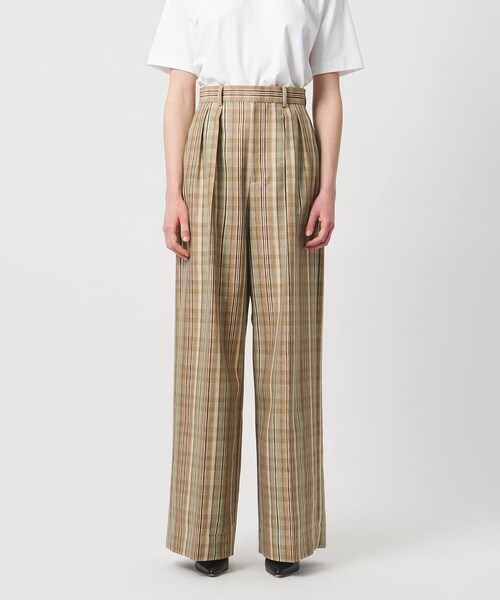 LOEFF(ロエフ)の「<LOEFF>チェック バギーパンツ(その他パンツ・レディース・ベージュ・1/0/00)」の7枚目の写真