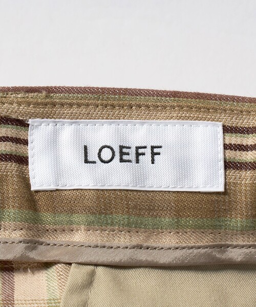 LOEFF(ロエフ)の「<LOEFF>チェック バギーパンツ(その他パンツ・レディース・ベージュ・1/0/00)」の18枚目の写真