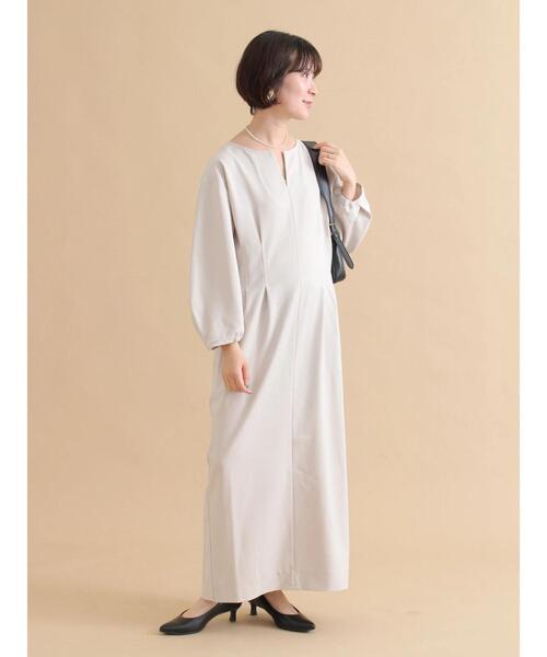 sm2rhythm（サマンサモスモスリズム）の「タックワンピース（ワンピース・レディース・ライトベージュ/ブラック・L/M）」の17枚目の写真