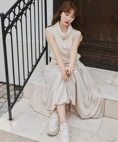 TODAYFUL/トゥデイフル】サテンドレープスカート/Satin Drape Skirt
