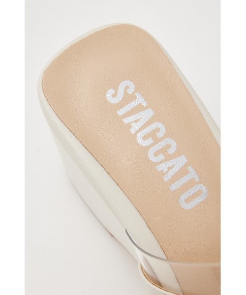STACCATO(スタッカート)の「リビアヒールコンビサンダル(サンダル・レディース・ホワイト/ブラック・24cm/24.5cm/23cm/23.5cm)」の14枚目の写真