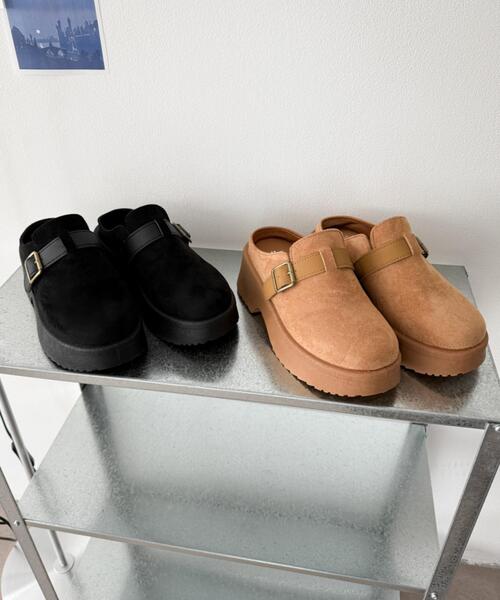 WEGO（ウィゴー）の「WEGO/ベルトデザインサボ（サンダル・レディース・ブラック/キャメル・SMALL/LARGE/MEDIUM）」の13枚目の写真