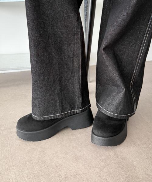 WEGO（ウィゴー）の「WEGO/ベルトデザインサボ（サンダル・レディース・ブラック/キャメル・SMALL/LARGE/MEDIUM）」の4枚目の写真