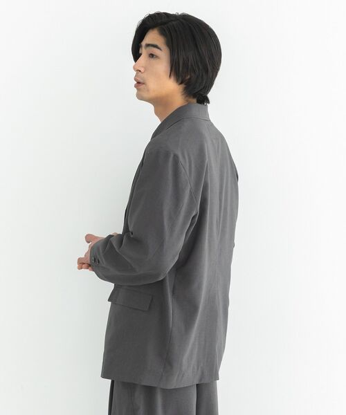 CRAFT STANDARD BOUTIQUE(クラフトスタンダードブティック)の「イージーケア/吸水速乾/UVカット/ 上下セットアップ(セットアップ・メンズ・チャコールグレー/ブラック・L/M)」の18枚目の写真