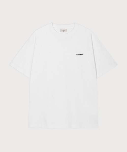 COVERNAT(カバーナット)の「SMALL LOGO T-SHIRT(Tシャツ/カットソー・メンズ・クリーム/ブラック/ダークネイビー/ホワイト/ブルー系その他・X-SMALL/SMALL/MEDIUM/LARGE/X-LARGE/XX-LARGE)」の1枚目の写真
