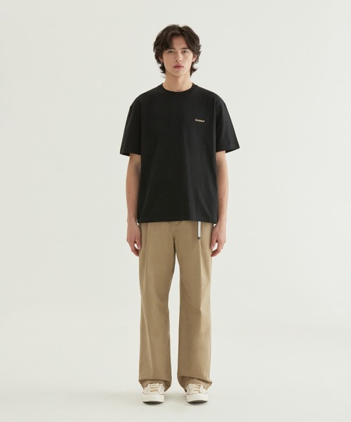 COVERNAT(カバーナット)の「SMALL LOGO T-SHIRT(Tシャツ/カットソー・メンズ・クリーム/ブラック/ダークネイビー/ホワイト/ブルー系その他・X-SMALL/SMALL/MEDIUM/LARGE/X-LARGE/XX-LARGE)」の6枚目の写真