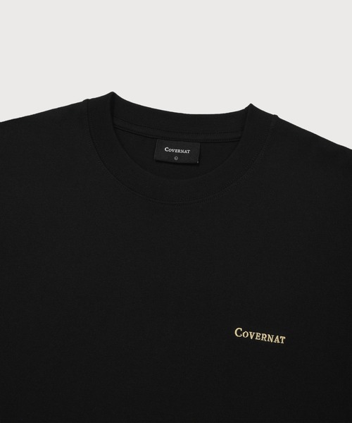 COVERNAT(カバーナット)の「SMALL LOGO T-SHIRT(Tシャツ/カットソー・メンズ・クリーム/ブラック/ダークネイビー/ホワイト/ブルー系その他・X-SMALL/SMALL/MEDIUM/LARGE/X-LARGE/XX-LARGE)」の18枚目の写真
