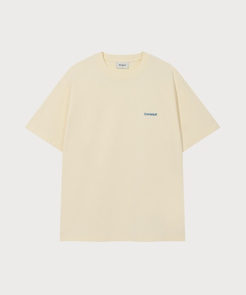 COVERNAT(カバーナット)の「SMALL LOGO T-SHIRT(Tシャツ/カットソー・メンズ・クリーム/ブラック/ダークネイビー/ホワイト/ブルー系その他・X-SMALL/SMALL/MEDIUM/LARGE/X-LARGE/XX-LARGE)」の22枚目の写真