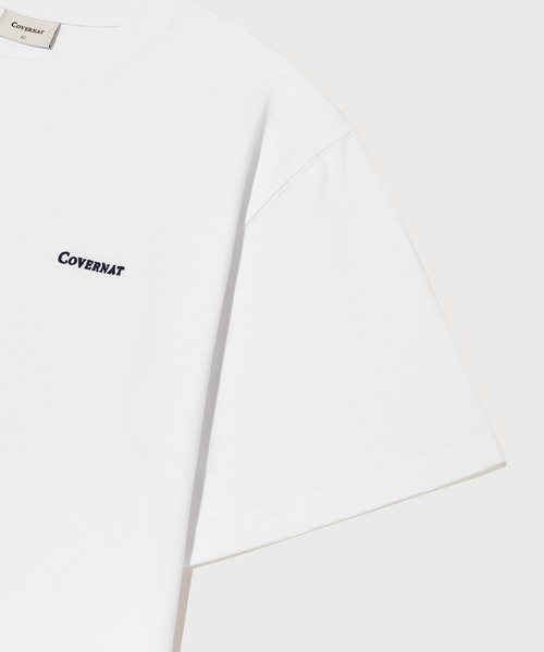 COVERNAT(カバーナット)の「SMALL LOGO T-SHIRT(Tシャツ/カットソー・メンズ・クリーム/ブラック/ダークネイビー/ホワイト/ブルー系その他・X-SMALL/SMALL/MEDIUM/LARGE/X-LARGE/XX-LARGE)」の14枚目の写真
