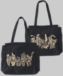 SITRY（シトリー）の「Cat Print Tote Bag/猫 アニマル プリント アソート トートバッグ エコバッグ ショッピングバッグ（トートバッグ）」