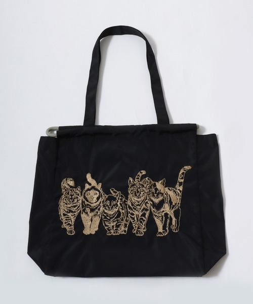 セール】Cat Print Tote Bag/猫 アニマル プリント アソート トート