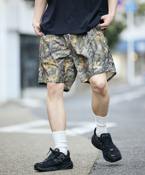 FREAK'S STORE（フリークスストア）の「限定展開 コットンナイロン ポケッタブル イージーショーツ（その他パンツ・メンズ・ブラック/ベージュ/ネイビー/ブラウン系カモフラージュ/レオパード/ブラック系その他/チャコールグレー/ブラック系その他2/オリーブ/サックスブルー・SMALL/MEDIUM/LARGE）」の10枚目の写真