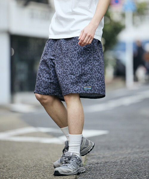 FREAK'S STORE（フリークスストア）の「限定展開 コットンナイロン ポケッタブル イージーショーツ（その他パンツ・メンズ・ブラック/ベージュ/ネイビー/ブラウン系カモフラージュ/レオパード/ブラック系その他/チャコールグレー/ブラック系その他2/オリーブ/サックスブルー・SMALL/MEDIUM/LARGE）」の4枚目の写真