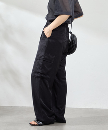 U by SPICK&SPAN | フェードサテンカーゴスラックス(カーゴパンツ)