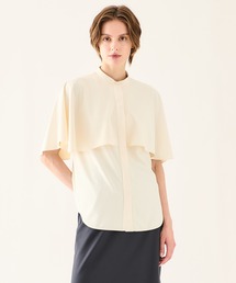 ESTNATION（エストネーション）の「ESTNATION   ケープライクブラウス（シャツ/ブラウス）」