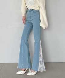 ROYAL PARTY | liberty デニムフレアパンツ(デニムパンツ)