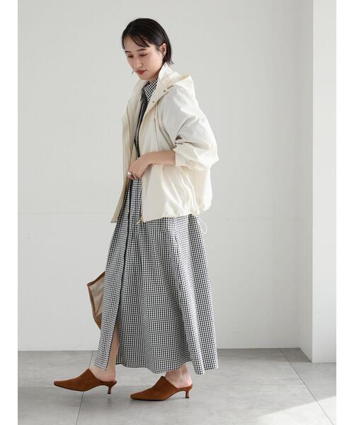 Te chichi（テチチ）の「サッカーウエストシェイプワンピース（ワンピース・レディース・グレー/その他1/ネイビー・F）」の6枚目の写真