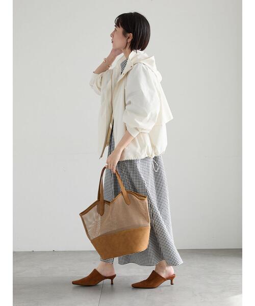 Te chichi（テチチ）の「サッカーウエストシェイプワンピース（ワンピース・レディース・グレー/その他1/ネイビー・F）」の7枚目の写真