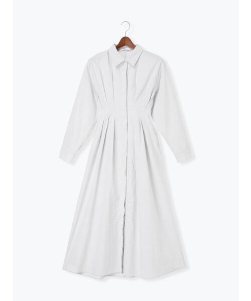 Te chichi（テチチ）の「サッカーウエストシェイプワンピース（ワンピース・レディース・グレー/その他1/ネイビー・F）」の15枚目の写真