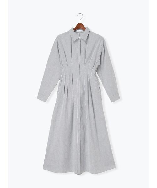 Te chichi（テチチ）の「サッカーウエストシェイプワンピース（ワンピース・レディース・グレー/その他1/ネイビー・F）」の16枚目の写真