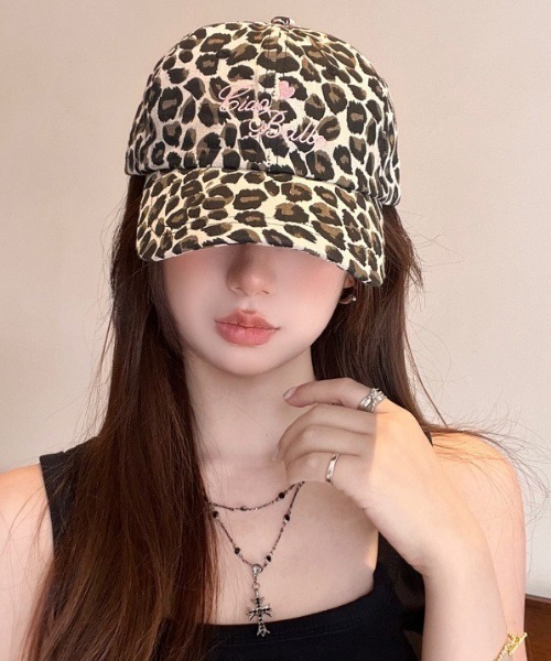 Vipoa（ヴィポア）の「ドット＆カモデザインキャップ（キャップ・レディース・ホワイト/ベージュ・FREE）」の2枚目の写真